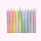 MADAM ERLE | 10er-Set Dipdye kleine Geburtstagskerzen | LILLE | handgemachte Kerzen für Geburtstagszug| pastell farbig | bunt | Kerzen Kinder-Geburtstag | Dekokerzen |