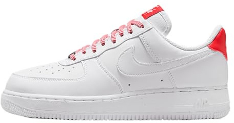 NIKE Women's W AIR Force 1 '07 Next Nature Sneaker, White Lt Crimson Pink Foam, 4 UK