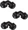 3 Stück PP Fittings Winkel für 32 mm PE-Rohr für Wasserrohr in Garten oder Haus (Winkel, 3, Stück)