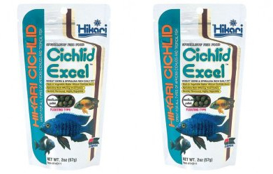Hikari Cichlid Excel Med Pellet 250g *Pack of Two* Cichlid Herbivorous BUNDLE
