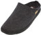 HAFLINGER Flair Soft Filzpantoffeln aus Wollfilz Hausschuh Dunkelgrau (Graphit 77), Gr. 43