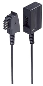 Shiverpeaks BS70206 Basic-S Telefon-Verlängerungskabel, 6m schwarz