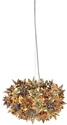 Kartell Bloom 09263XR S2, Lampada a Sospensione, Oro Bronzo e Rame, Ø 28