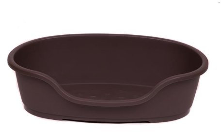 adena Hundekorb Kunststoff 58 cm braun