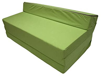 Natalia Spzoo Klappmatratze 200x120x10 cm - Premium Schaumstoff Gästematratze für Zwei Personen, Faltbare Bodenmatratze, Schaumsofa - Optimal für Übernachtungsgäste
