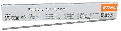 Stihl 56057713206 Sägeketten Rundfeile 6 Pezzo 3,2 x 150 mm