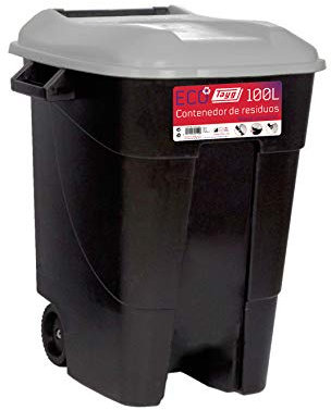 Tayg 420009 Eco - Contenedor de Residuos Eco , color Gris, 100 L