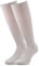 Fontana Calze, 6 paia di calze UOMO lunghe in 100% Cotone Filo di Scozia. (42-44, Bianco)