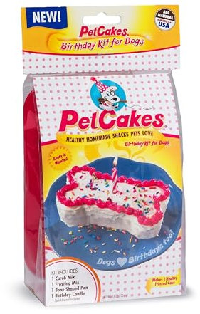 PetCakes Kit de gâteau d'anniversaire pour Chiens