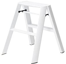 Metaphys Lucano Escabeau en aluminium Blanc