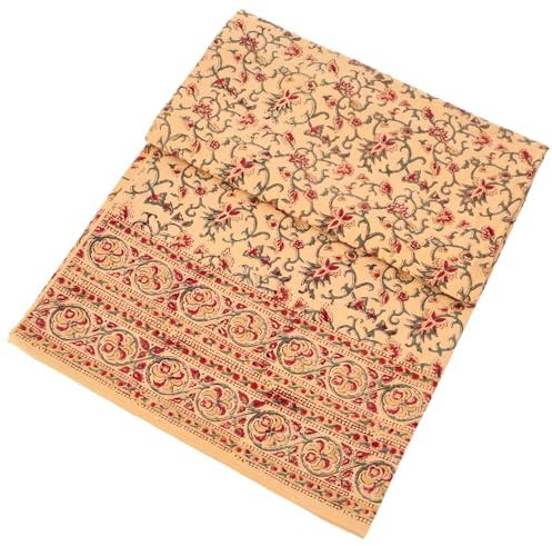 Blockdruck Tagesdecke, Bett & Sofaüberwurf, Design 17, Double 225*275 cm