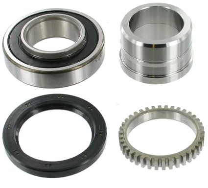 SKF Radlagersatz mit Wellendichtring VKBA 7455 Position Hinterachse Außendurchmesser 80mm Höhe 111mm Länge 111mm Breite 84mm - OE Qualität
