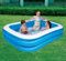 BESTWAY 79X59X20 INFLATABLE BLUE RECTANGULAR FAMILY SWIMMING PADDLING POOL