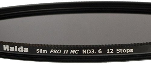 Haida Slim Extrem ND Graufilter PRO II MC (mehrschichtvergütet) ND3.6 (4000x) 72mm - inkl. Cap mit Innengriff