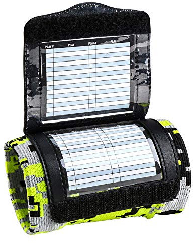 CHAMPRO Triple Pulsera Playbook, Adulto, Camuflaje óptico Amarillo (AF50COY)