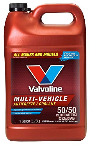 Valvoline Multi-Vehicle 50/50 Ready-to-Use Antifreeze Coolant 1 Gallon