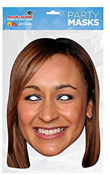 Jessica Ennis Celebrity Cardboard Masks-Single (Maske/Maske)