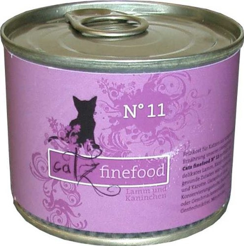 catz finefood No.11 Lamm&Kaninchen 200 g - Sie erhalten 6 Packung/en; Packungsinhalt 200 g
