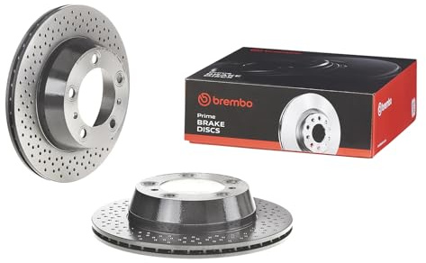Brembo 09.8998.11 Rear UV Coated Brake Disc, Set of 2