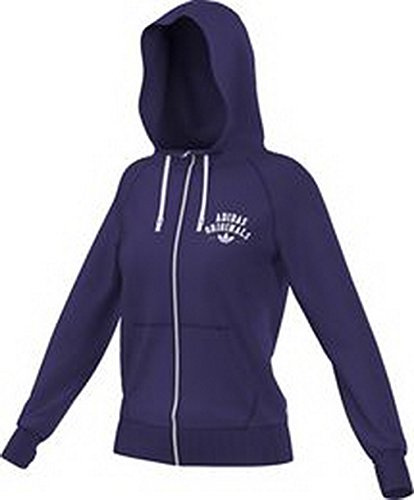adidas Damen Kapuzenpullover Logo Essentials Fleece Full-Zip
