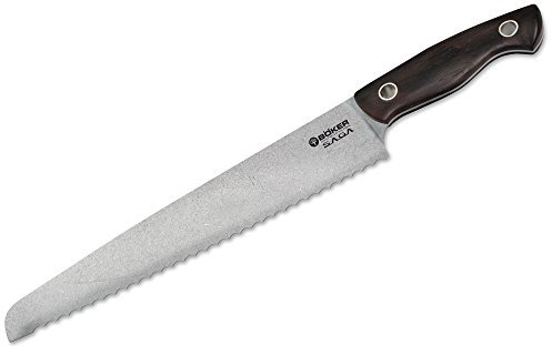 Böker Saga Brotmesser Grenadill 130381, Schwarz