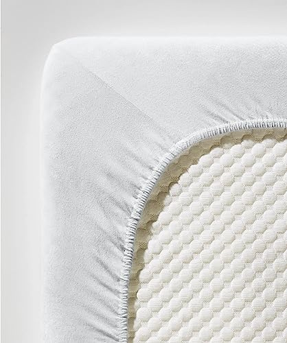 fleuresse Comfort Spannbettlaken (96 % Baumwolle, 4 % Elasthan), mit Rumdumgummizug, Ökotex Standard 100, für Matratzen bis 26 cm Höhe, 140 - 160 x 200 - 220 cm, Silber