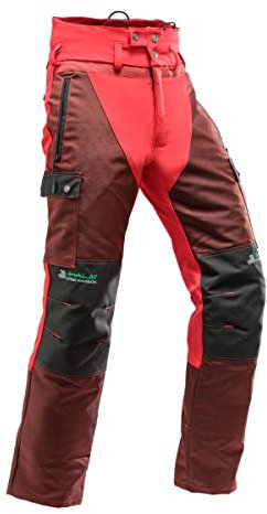 Pfanner Nachsuchehose Aramid-Faser verstärkt und Gladiatorstoff, Farbe:rot, Größe:M (kurzgr.)