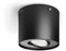 Philips myLiving Phase Decken-/Wandspot (4,5 W), dimmbarer LED Spot mit warmweißem Licht, energiesparende Raumbeleuchtung mit langer Nutzlebensdauer, schwarz