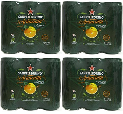 24x SanPellegrino Aranciata Amara Limonade 'Bitteroange', 330 ml
