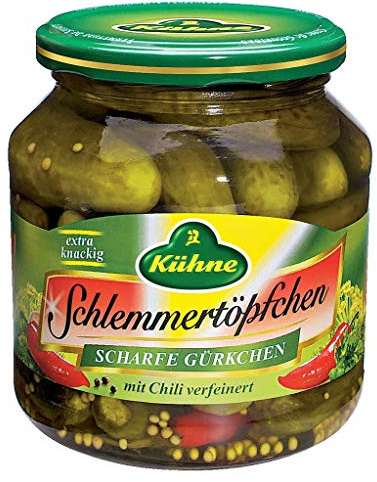Kühne Schlemmertöpfchen Scharfe Gürkchen, 0.30 kg