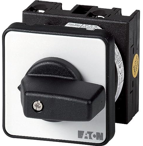 Eaton 207402 on/off Interrupteur, 3 broches + N, 20 A, 90 °, central encastrable