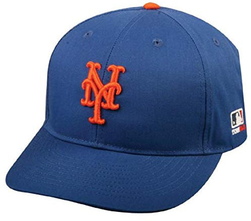 Outdoor Cap Co. New York Mets Youth Replica Baseballkappe, blau/orange, Blau/Orange