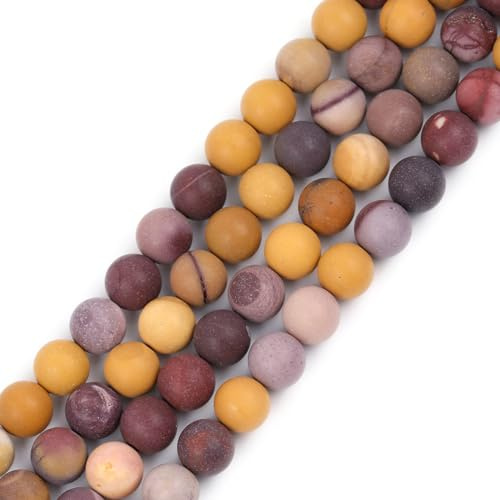 Sweet & Happy Girl's store 8mm rund Edelstein Frost mookaite Perlen Strang 15 InchJewellery, die Korn-