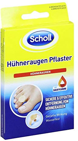 SCHOLL Hühneraugen Pflaster 4 St