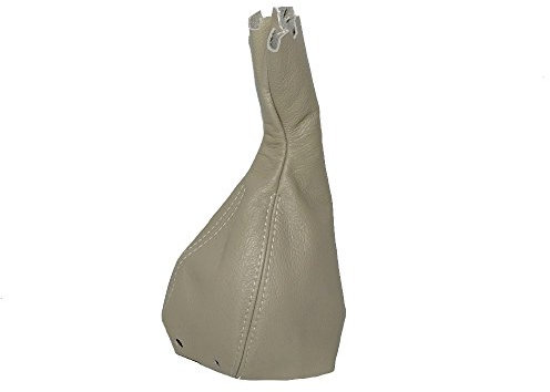 The Tuning-Shop Ltd Schaltsack mit Schaltknauf-Abdeckung, beiges Leder