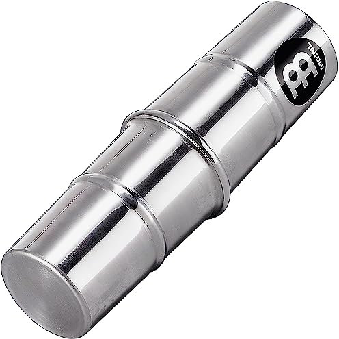 Meinl Percussion SSH1-S - Shaker Samba, in alluminio, singolo, misura piccola (lunghezza 20 cm), colore: Argento
