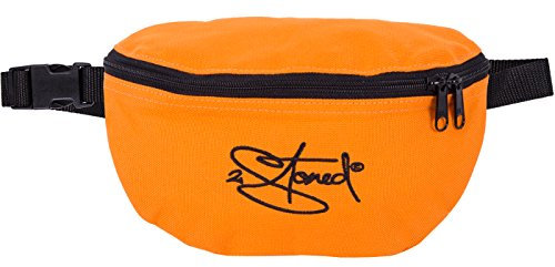 2Stoned Gürteltasche Bauchtasche mit Stick Classic Logo in Orange für Erwachsene und Kinder