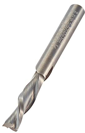 Trend Spiral Down-Cut Router Cutter, 1/4 Inch Shank, 6.35mm Cutter | Solid Tungsten Carbide Down-Cut Spiral Delivers Clean Edges And Fast Chip Removal; 25mm Cut Length, S55/2LHX14STC
