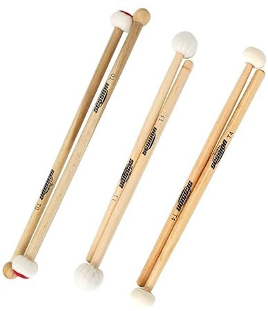 Xdrum SET avec 3 paires de maillets de timbales: Soft, Medium, Hard