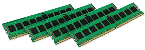 Kingston KVR21R15S4K4/32I Value RAM, DDR4, 32 GB (4 x 8 GB) DIMM 288-Pin, 2133 MHz/PC4-17000, CL15, 1,2 V, Registrato con Parity, ECC, Programma di convalida della Memoria Intel