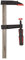 Trend F-Klemme, 300 mm x 100 mm, stabile verzinkte Stahlstange, FC/300