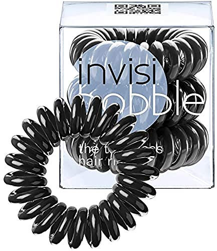 Invisibobble Traceless Haargummi und Armband, true black, 3 Stück
