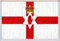 Northern Ireland - 'Rustic Style Print' National Country Flag - Jumbo Fridge Magnet