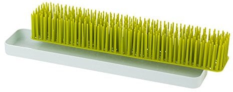TOMY Boon PATCH Countertop Drying Rack for Baby Bottles and Accessories | Stylish Nursery Accessories | Baby Essentials for New Parents| BPA Green
