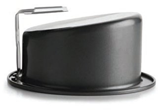 Ibili 827920 Backform rund geneigt Stahl, antihaftbeschichtet, 20 cm