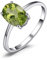 JewelryPalace Echt Edelstein Granat Citrin Peridot Blautopas Amethyst Ringe, Verlobungsring Promise Solitär Verlobung Ring Silber 925 Damen, Silberringe Damenring Antragsring Ringe, Damen Schmuck