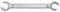 KS Tools 517.0267 CLASSIC Offener Doppel-Ringschlüssel, abgewinkelt, 22x24mm