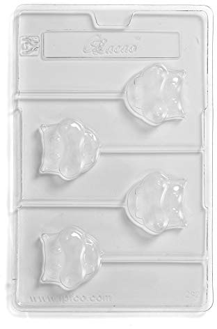 Cacao | Hippo Lolly Chocolate Mould 4 Cavity