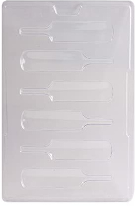 Cacao | Cricket Bat Chocolate Mould 6 Cavity | PVC | 17 x 26 x 1.5 cm | CHOC093