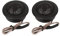 sourcing map 2 Pcs Car Dome Loud Flush Mount Speaker Tweeter Black 60mm Dia 800W